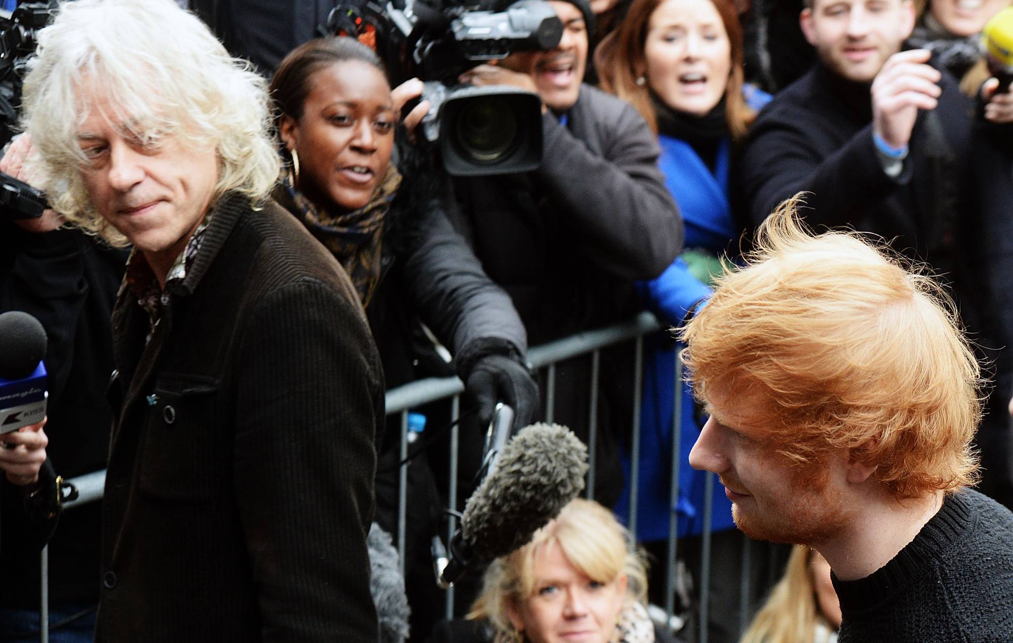 Bob Geldof Defends Ed Sheeran While Praising Macklemore Over Tour Controversy