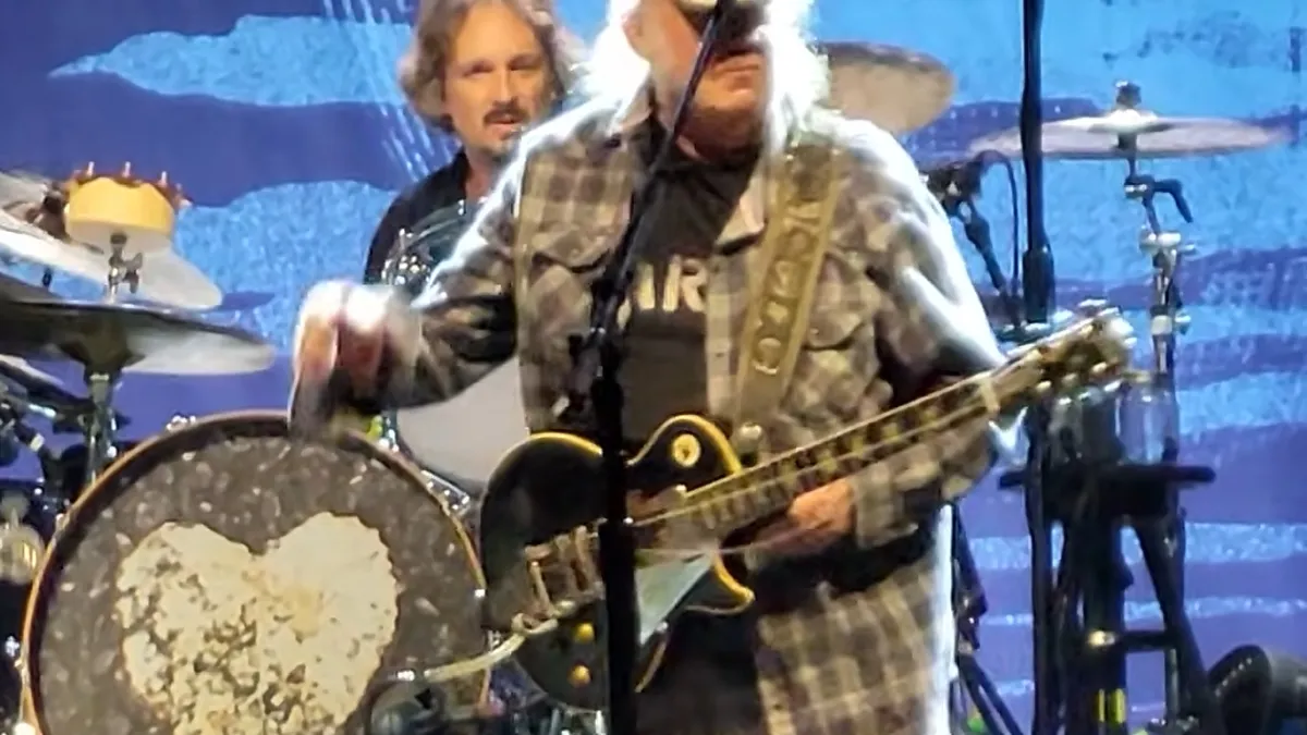 Neil Young Tears Guitar Strings and Shouts for Change at Bridgeport Show with Willie Nelson
